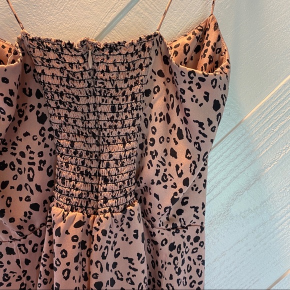 Reformation Kosta pink leopard print mini dress - Picture 10 of 10